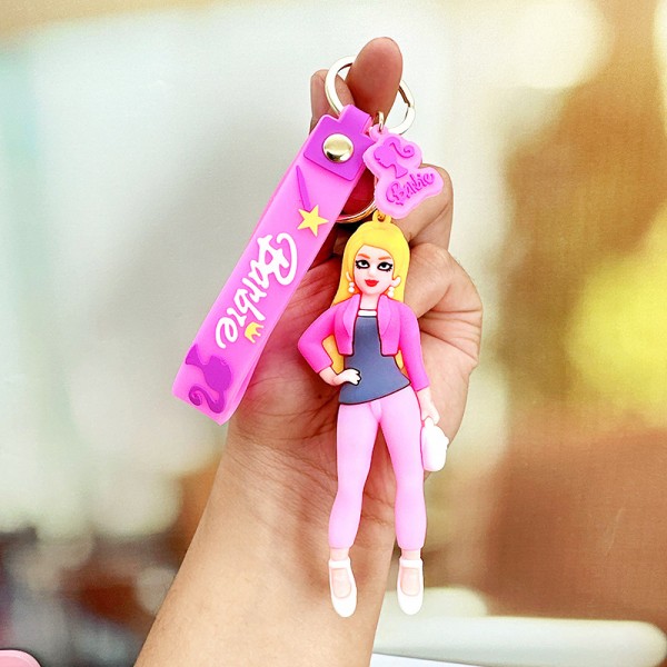 Брелок Барбі Barbie принцеса на рюкзак, ключі фігурка 7см