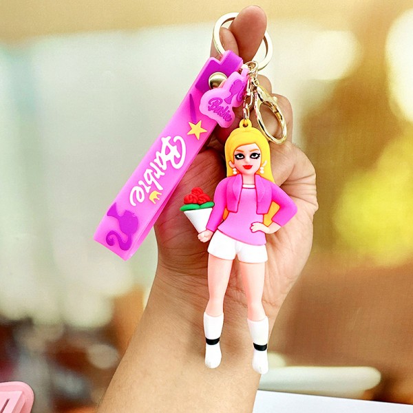 Брелок Барбі Barbie принцеса на рюкзак, ключі фігурка 7см