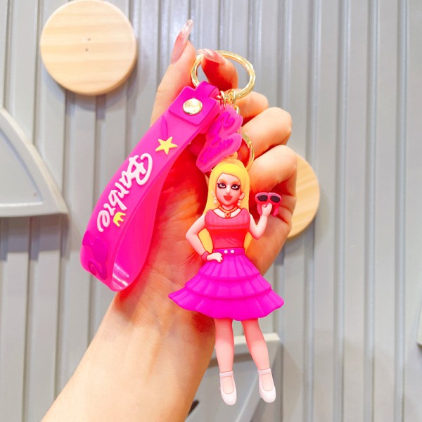 Брелок Барбі Barbie принцеса на рюкзак, ключі фігурка 7см