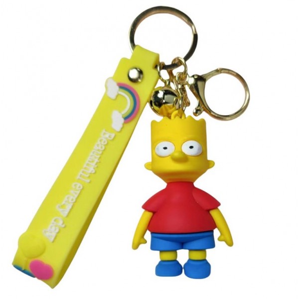 Брелок Барт Сімпсон Сімпсони Bart Simpson фігурка іграшка для ключів, рюкзака, сумки 6.5см