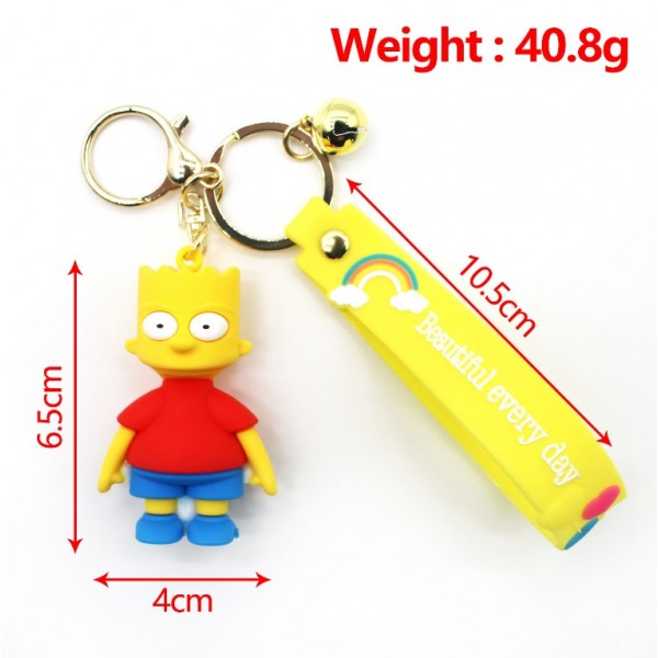 Брелок Барт Сімпсон Сімпсони Bart Simpson фігурка іграшка для ключів, рюкзака, сумки 6.5см