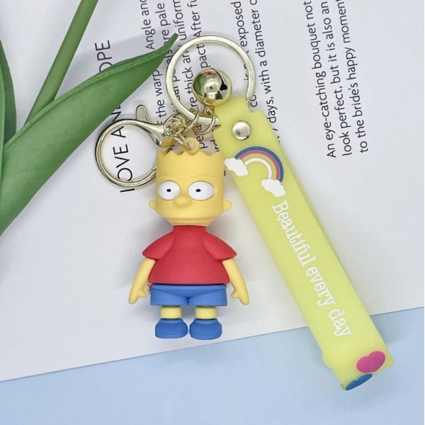 Брелок Барт Сімпсон Сімпсони Bart Simpson фігурка іграшка для ключів, рюкзака, сумки 6.5см