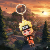 Брелок Наруто Узумакі Naruto Uzumaki аніме манга на рюкзак сумку 7 см