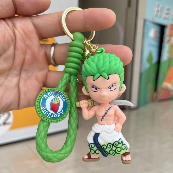 Ван Піс One piece Великий куш Зоро Ророноа Zoro Roronoa пірат брелок фігурка для ключів