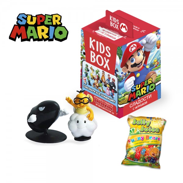 Супер Марио Super Mario Свитбокс Sweet box Кидсбокс коллекционная фигурка с мармеладом