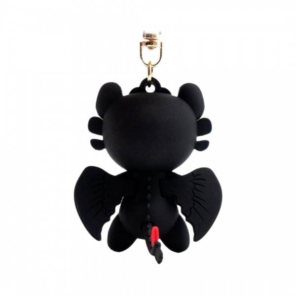 Брелок на ключі фігурка чорний дракон Беззубик відмінна якість приручити дракона