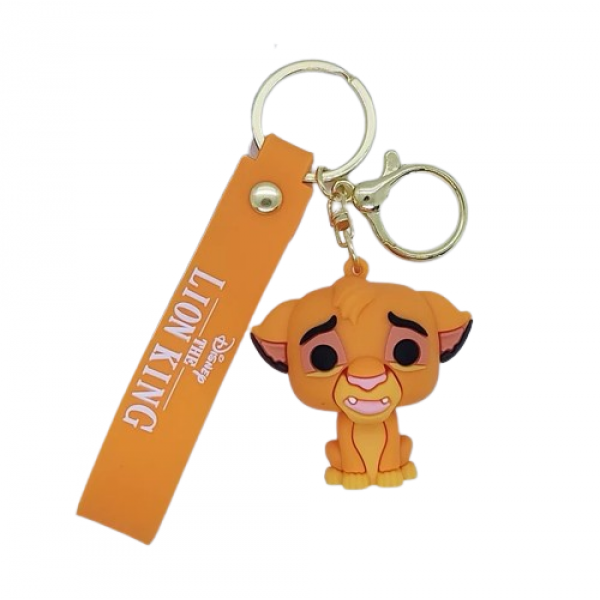 Брелок Король Лев Сімба The Lion King Simba дитячий брелок на рюкзак, ключі 5 см