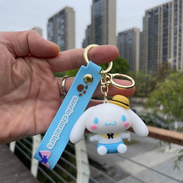 Брелок Привет Китти Синаморол Санрио Hello kitty Cinnamoroll фигурка игрушка для ключей, рюкзака, сумки 5 см