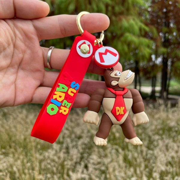 Брелок Супер Маріо Super Mario Донки конг Donkey Kong фігурка іграшка для ключів, рюкзака, сумки 6,5 см