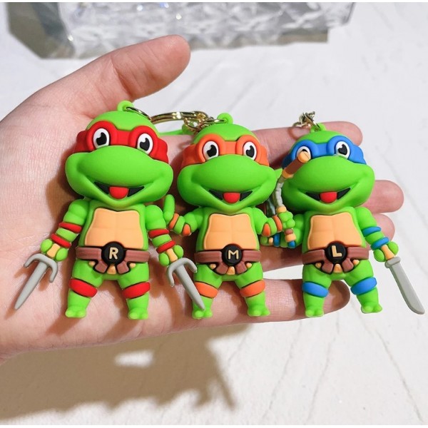 Брелок Черепашки ніндзя Леонардо Ninja Turtles Leonardo дитячий брелок на рюкзак, ключі 6,5 см