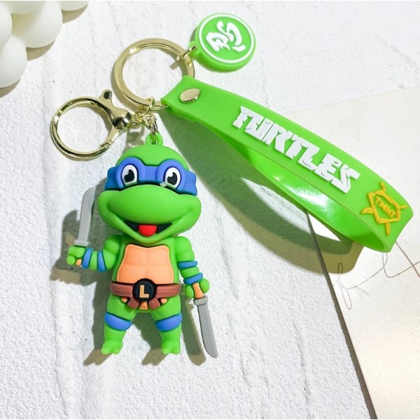 Брелок Черепашки ніндзя Леонардо Ninja Turtles Leonardo дитячий брелок на рюкзак, ключі 6,5 см