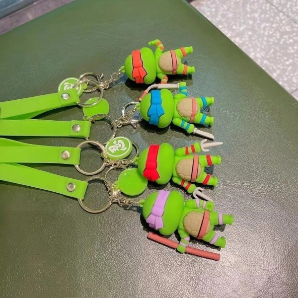 Брелок Черепашки ніндзя Леонардо Ninja Turtles Leonardo дитячий брелок на рюкзак, ключі 6,5 см