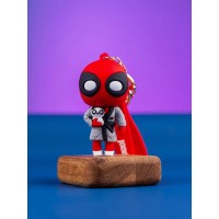 Брелок Дедпул Deadpool Марвел супергерой на ключі, на сумку фігурка іграшка 7 см
