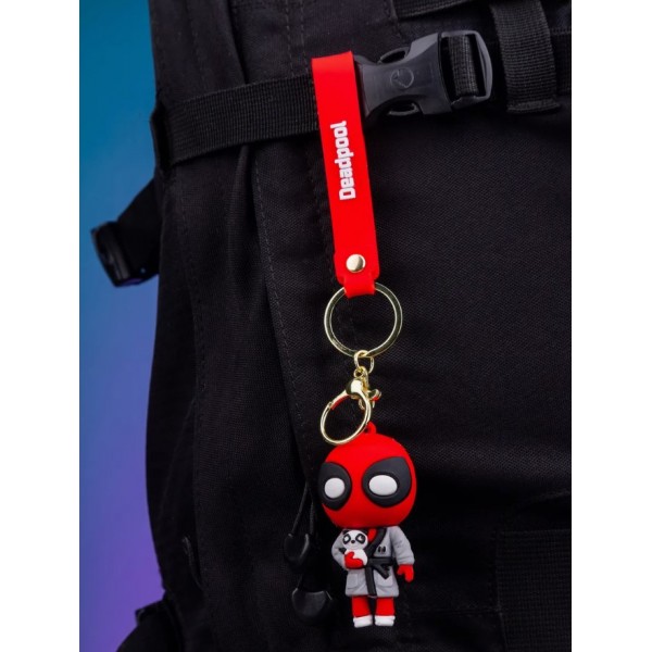 Брелок Дедпул Deadpool Марвел супергерой на ключі, на сумку фігурка іграшка 7 см