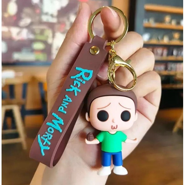 Брелок Рік та Морті Morty Smith Rick and Morty фігурка іграшка для ключів, рюкзака, сумки 7 см