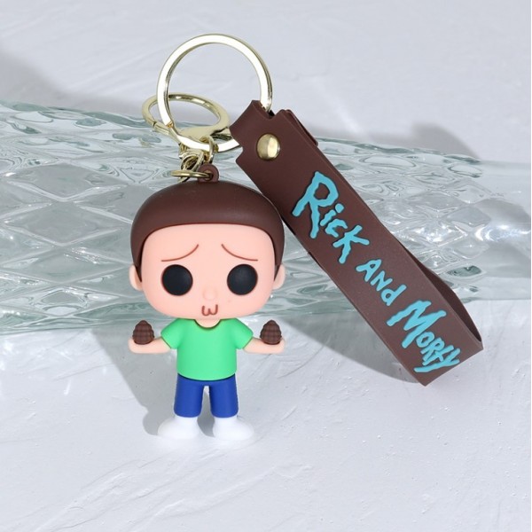 Брелок Рік та Морті Morty Smith Rick and Morty фігурка іграшка для ключів, рюкзака, сумки 7 см