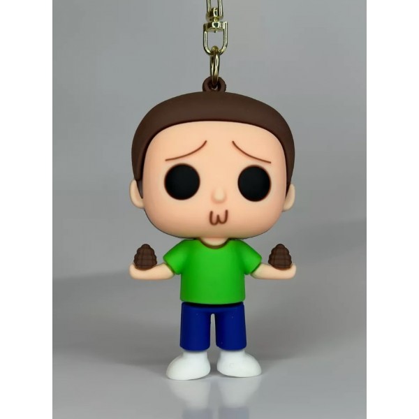 Брелок Рік та Морті Morty Smith Rick and Morty фігурка іграшка для ключів, рюкзака, сумки 7 см