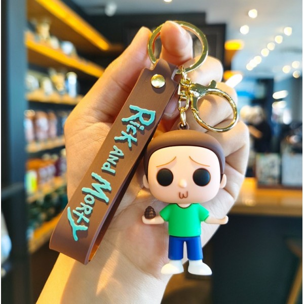 Брелок Рік та Морті Morty Smith Rick and Morty фігурка іграшка для ключів, рюкзака, сумки 7 см