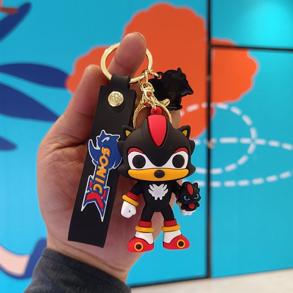 Брелок Супер Сонік Шедоу Shadow Sonic іграшка на рюкзак, ключі 6 см