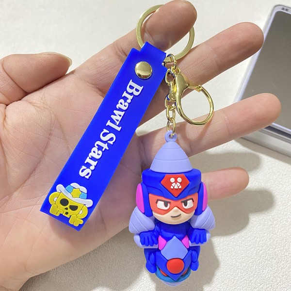 Брелок Бравл Старс Ультра Джекі Brawl Stars фігурка іграшка для ключів, рюкзака, сумки 6 см