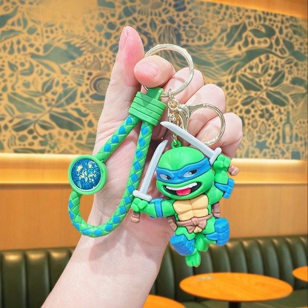 Брелок Черепашки ніндзя Леонардо Ninja Turtles Leonardo фігурка іграшка для ключів, рюкзака, сумки 7,5 см