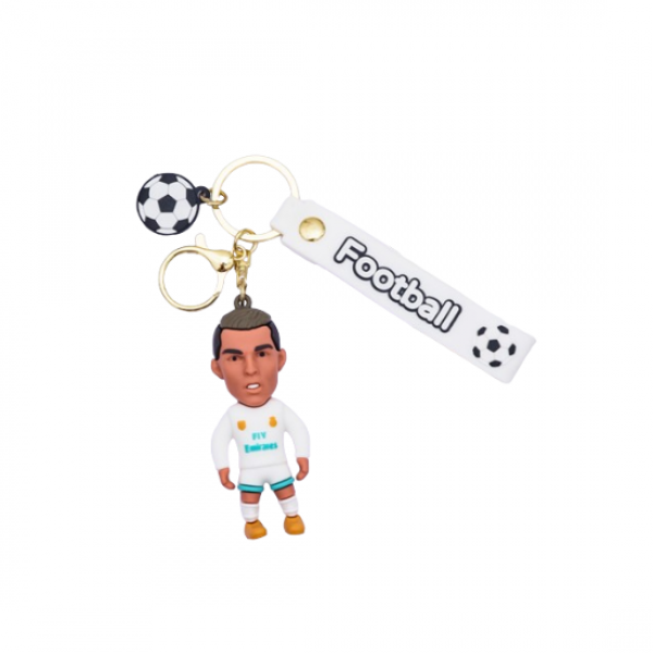 Брелок Роналду португальський футболіст Ronaldo футбольна зірка іграшка на рюкзак, ключі 7 см