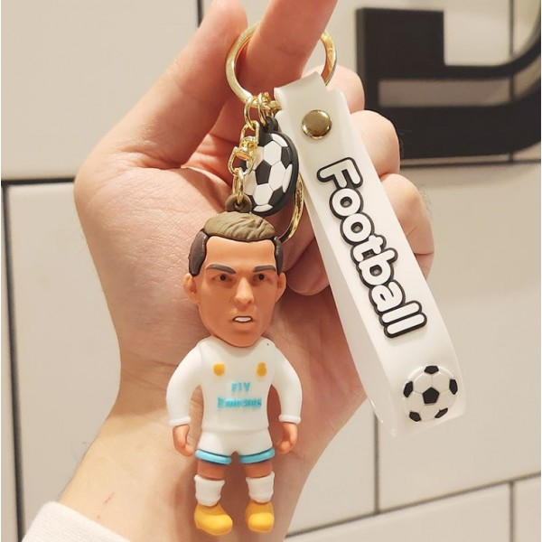 Брелок Роналду португальський футболіст Ronaldo футбольна зірка іграшка на рюкзак, ключі 7 см