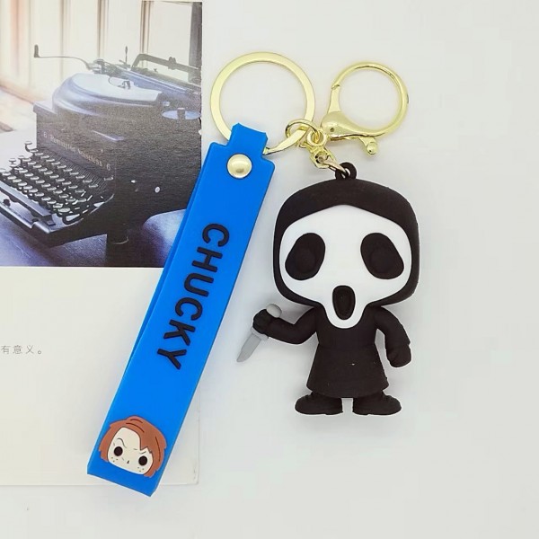 Брелок Крик Примарна Особа Scream Ghost Face фігурка іграшка для ключів, рюкзака, сумки 6,1 см