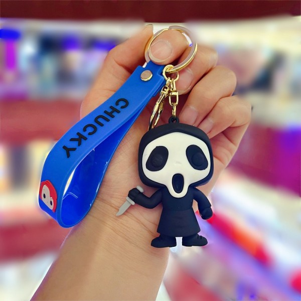 Брелок Крик Примарна Особа Scream Ghost Face фігурка іграшка для ключів, рюкзака, сумки 6,1 см