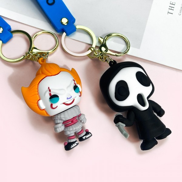 Брелок Крик Примарна Особа Scream Ghost Face фігурка іграшка для ключів, рюкзака, сумки 6,1 см