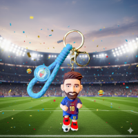 Брелок Мессі Messi зірка футболу дитячий брелок на рюкзак, ключі 8,5 см