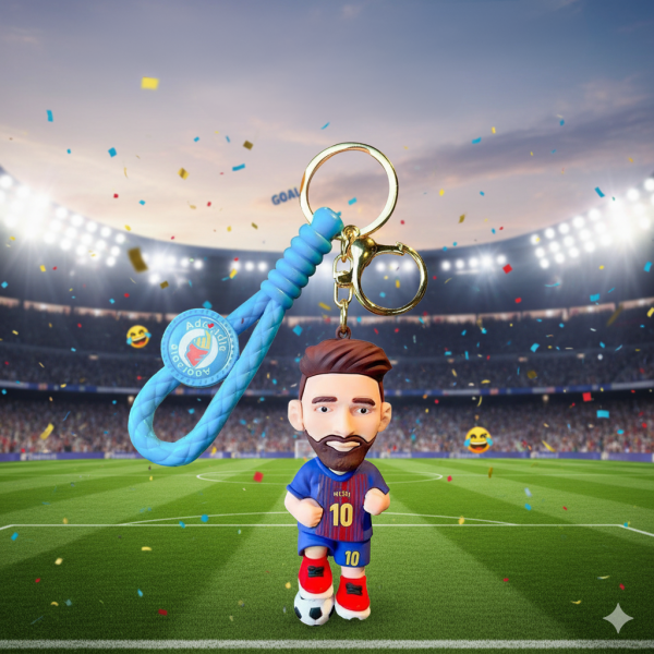 Брелок Мессі Messi зірка футболу дитячий брелок на рюкзак, ключі 8,5 см