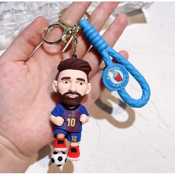Брелок Мессі Messi зірка футболу дитячий брелок на рюкзак, ключі 8,5 см