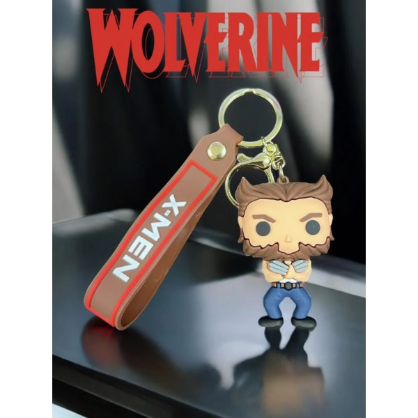 Брелок Росомаха X-men Ікс Wolverine на ключі, на сумку фігурка іграшка антистрес підвіска 5.5 см