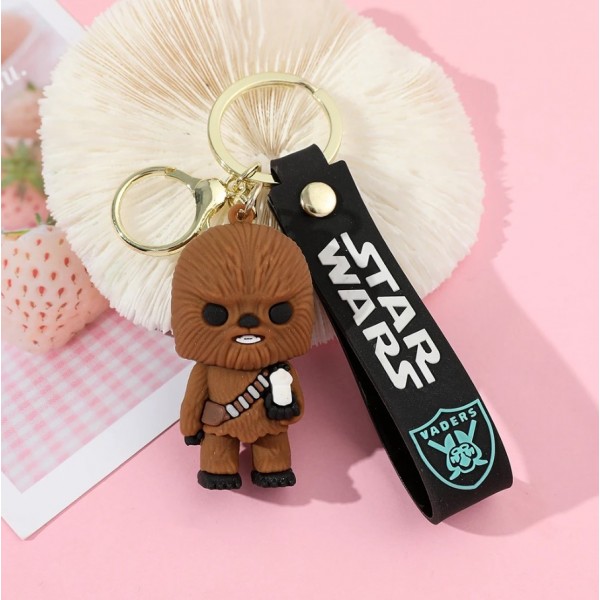 Брелок Зоряні війни Чубакка Чуї Chewbacca Стар Варс Star Wars фігурка іграшка для ключів, рюкзака, сумки 6см