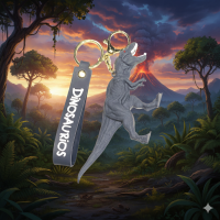 Брелок динозавр Велоцираптор (Світ юрського періоду) 14,6 см