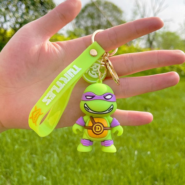 Брелок Черепашки Ниндзя Донателло брелок на рюкзак, ключи Donatello Teenage Mutant Ninja Turtles 6 см