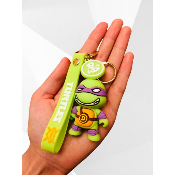 Брелок Черепашки Ниндзя Донателло брелок на рюкзак, ключи Donatello Teenage Mutant Ninja Turtles 6 см
