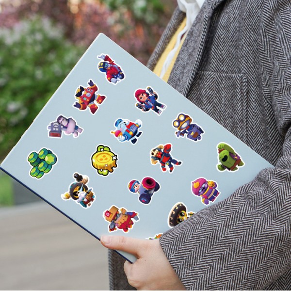 Стікери Бравл старс Brawl Stars стікерпак наклейки набір наклейок 50 шт