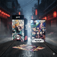 Набор карточек Клинок, рассекающий демонов фотокартки карты наклейки Demon slayer Kimetsu no Yaiba набор 92 шт