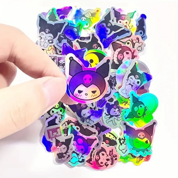 Наклейки Куромs Kuromi стікери стікерпак набір наклейок 50 шт