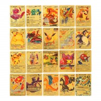 Картки Покемон фотокартки двосторонні картки наклейки Pokemon набір карток 55 шт