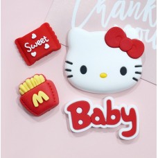 Хелло Кітті наклейки Hello Kitty Привіт Кітті 3D наклейки для дітей 5 шт упаковка мультяшні аксесуари