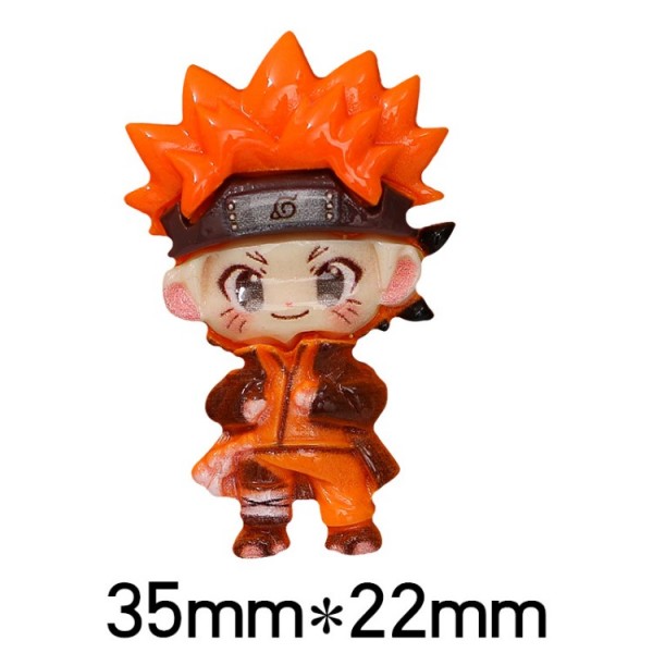 Стикеры Наруто 3D Наруто Naruto Саске Какаши Хината Сакура аксессуары изделия из смолы 3,5 см 6 шт