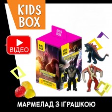 Годзілла Кідс бокс Godzilla іграшка з мармеладом у коробочці, 1 шт