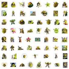 Стикеры Шрек Shrek стикерпак наклейки набор наклейок 62 шт