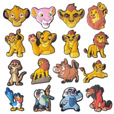 Джибітси Король Лев Lion King Simba 3D 16 шт мультяшні аксесуари