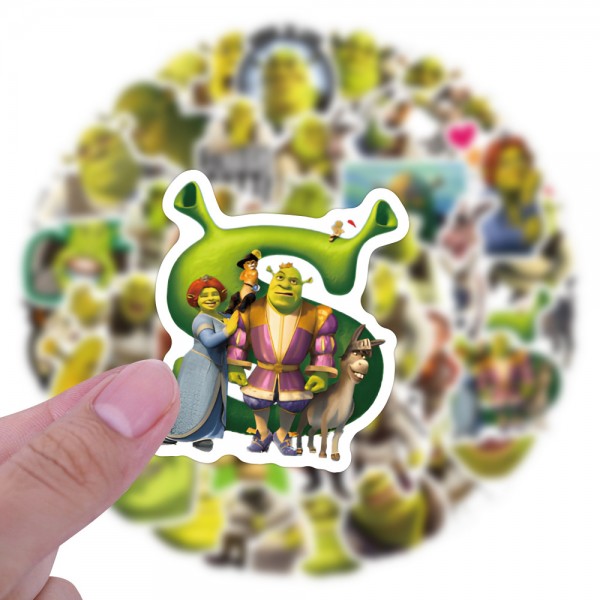 Стікери Шрек Shrek стікерпак наклейки набір наклейок 62 шт