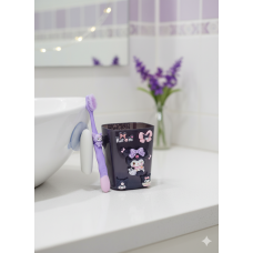 Зубна щітка зі стаканом набір по догляду за ротовою порожниною Куромі чашка Kuromi Курумі для дітей