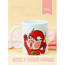 Кружка Флеш з принтом керамічна чашка Марвел Flash 330 мл
